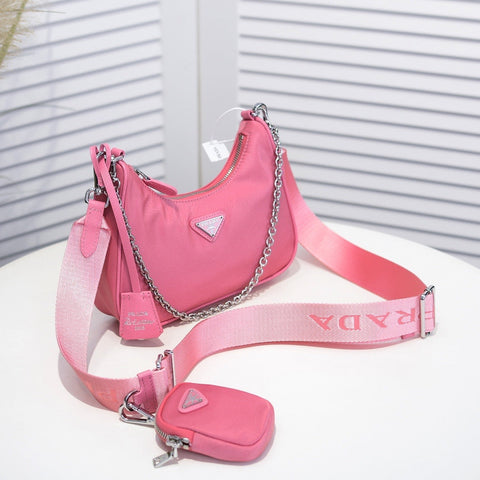 Prada pink hobo