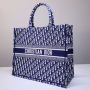 D book tote blue 41 cm