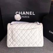 Chanel caviar white 30cm