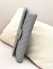 C handbag gray clutch