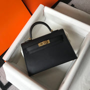 H e r m e s mini Kelly 19cm black