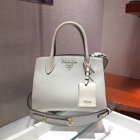 Prada white new 26x20x15cm