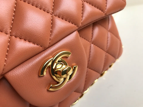 Chanel classic 25 cm brown