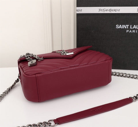 Ysl young burgundy