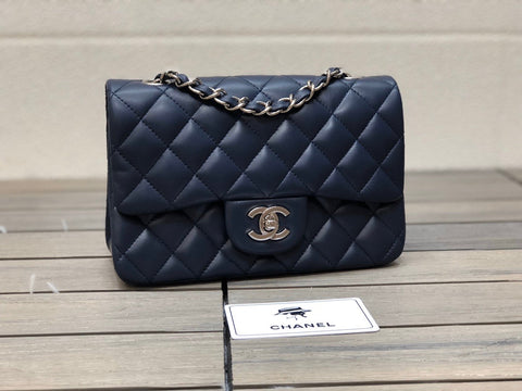 handbag navy 20cm