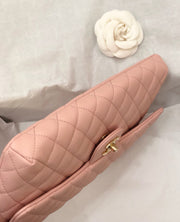 C pink clutch handbag