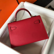 H e r m e s mini Kelly 19cm red