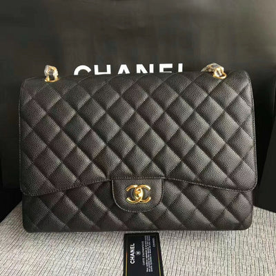 Chanel caviar jumbo max 33cm