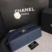 Chanel caviar navy 30cm