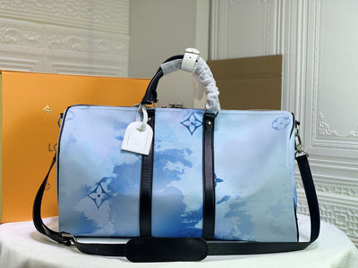 blue duffle 40cm