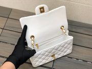 White handbag 20cm