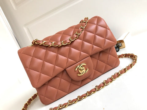 Chanel classic 25 cm brown