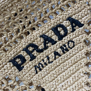 P r a d a beach cream 38x36x3cm