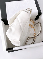 White handbag