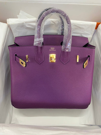 H e r m e s purple birkin 25cm