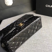 Chanel black patent 30cm