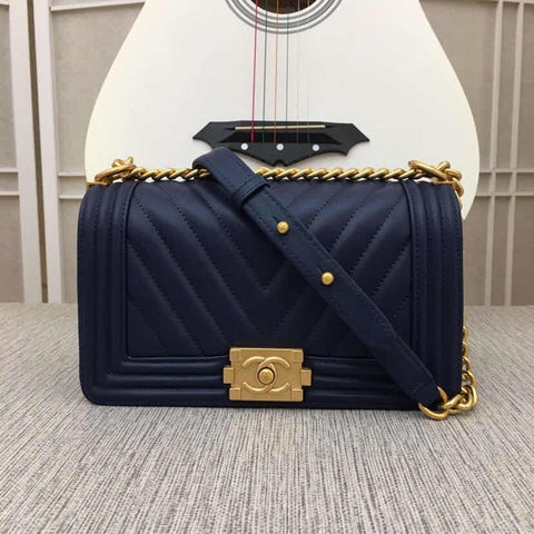 fashion navy boy handbag