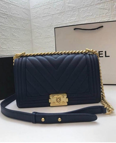 fashion navy boy handbag