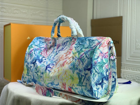 L v duffle new 40cm