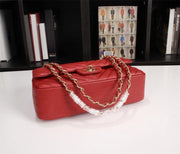 CHAIN RED HANDBAG