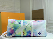 L v rainbow new duffle 40cm