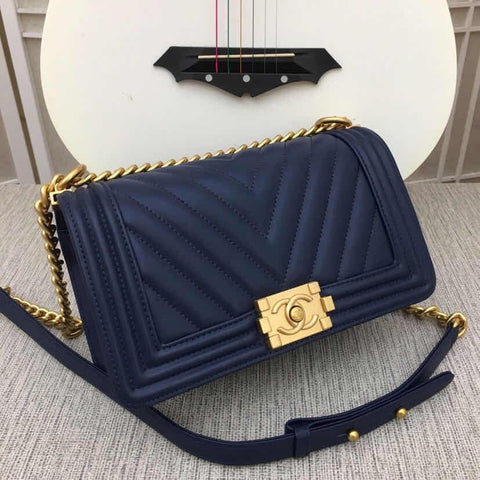 fashion navy boy handbag