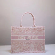 D book tote pink 36 cm