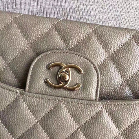 Chanel beige caviar 30cm