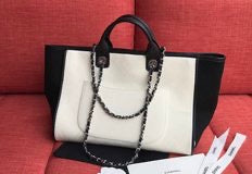 Cc tote white and black