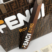 F endi brown tote