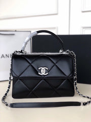 BLACK FASHION HANDBAG