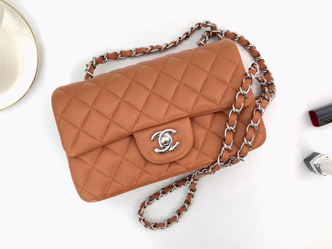 Chanel classic 25 cm brown