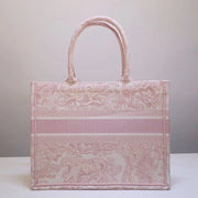 D book tote pink 36 cm