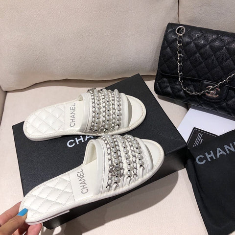 Chanel slides 2colors