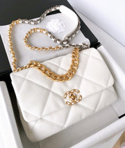 White handbag