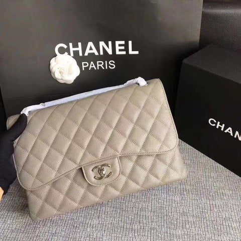 Chanel beige caviar 30cm