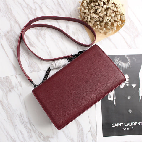 Ysl burgundy 24cm