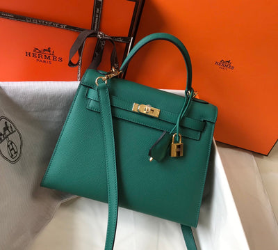 Hermès green 25cm