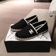 Chanel black espadrilles