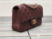 Chanel burgundy 20cm