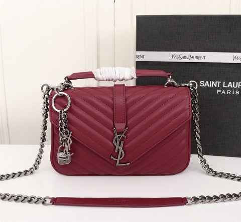 Ysl young burgundy