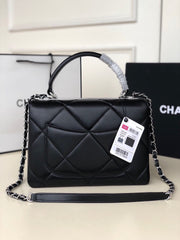 BLACK FASHION HANDBAG