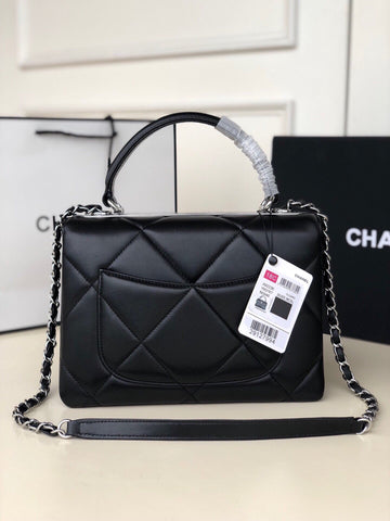 BLACK FASHION HANDBAG