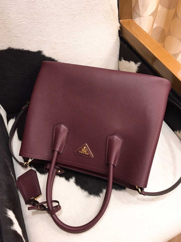 Prada burgundy