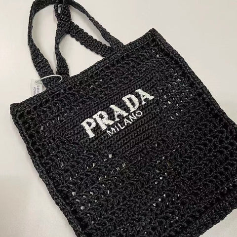 P r a d a beach black 38x36x3cm