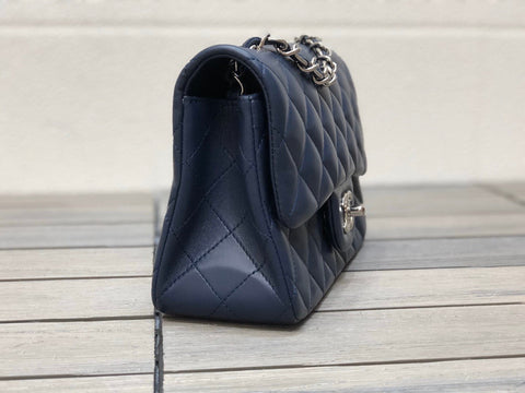 handbag navy 20cm