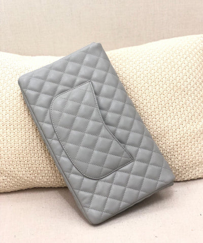 C handbag gray clutch