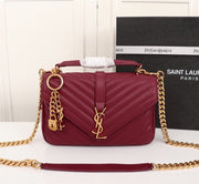 Ysl young burgundy