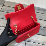 red 20cm handbag