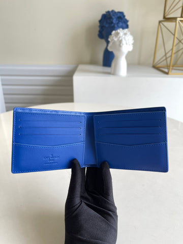 Lv blue wallet